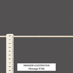 CORDÃO AGULHADO FINO 4mm PÊSSEGO 100m