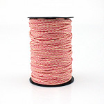 CORDÃO AGULHADO FINO 4mm PÊSSEGO/PINK 100m 