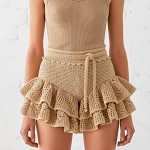 CORDÃO AGULHADO GROSSO 10mm PÊSSEGO/OURO CLARO 20m