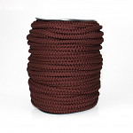CORDÃO ELÁSTICO AGULHADO MÉDIO 8mm MARROM 50m