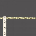 CORDÃO GROSSO 9,9mm AMARELO CLARO/OURO 50m