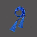 CORDÃO MÉDIO 4mm COM PINGENTE AZUL ROYAL 67cm 50un