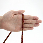 CORDÃO MÉDIO 7mm CONHAQUE/VINHO 30m