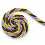 CORDÃO MÉDIO 7mm VERDE MUSGO/LAVANDA/AMARELO BEBÊ