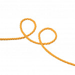 CORDÃO SÃO FRANCISCO FINO 4mm AMARELO 10m
