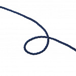 CORDÃO SÃO FRANCISCO FINO 4mm AZUL ESCURO