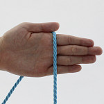 CORDÃO SÃO FRANCISCO MÉDIO 5mm AZUL PASTEL