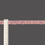ELÁSTICO BABADO 1,7cm ROSA ALGODÃO DOCE 25m