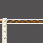 ELÁSTICO CROCHÊ 1,8cm SEM BENEFICIAMENTO/BEGE/MOSTARDA 25m