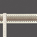 ELÁSTICO CROCHÊ 5,2cm CHAMPAGNE/CAMURÇA CLARO/AREIA 25m