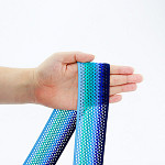 ELÁSTICO CROCHÊ 5cm AZUL/VERDE 25m