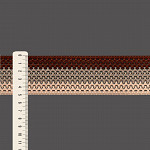 ELÁSTICO CROCHÊ 5cm MARROM/CAMURÇA CLARO/CRU 25m