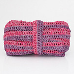 ELÁSTICO CROCHÊ BOLINHA NINA 2,8cm ROSA/LAVANDA 25m 
