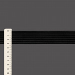 ELÁSTICO EMBUTIR ANGELIM Nº30 31mm PRETO 25m