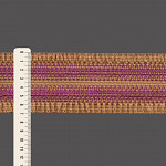 ELÁSTICO FRANZIDO 6,9cm BEGE/ORQUÍDEA RADIANTE 25m