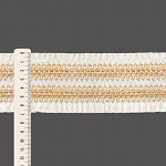 ELÁSTICO FRANZIDO 6,9cm CRU/BEGE 25m