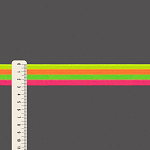 ELÁSTICO IMBUIA LISTRADO 2,8cm AMARELO NEON/LARANJA NEON/VERDE NEON/PINK NEON 25m