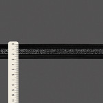 ELÁSTICO IMBUIA LISTRADO 2,9cm PRETO/PRATA 25m