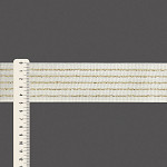 ELÁSTICO IMBUIA LISTRADO 4,9cm CHAMPAGNE/OURO 25m