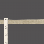 ELÁSTICO LISO AVELUDADO 2,1cm BEGE 25m