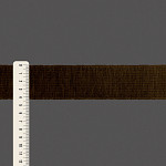 ELÁSTICO LISO AVELUDADO 4,3cm MARROM 25m