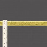 ELÁSTICO LISTRADO 1,8cm AMARELO BEBÊ/OURO 25m