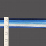 ELÁSTICO MÉDIO LISTRADO 4,1cm AZUL/CHAMPAGNE/AZUL PASTEL/AZUL VANILLA/AZUL ESCURO 25m