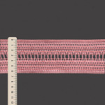 ELÁSTICO PALITO CROCHÊ 6,5cm ROSA BEBÊ 25m