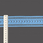 ELÁSTICO PALITO FLOR 4,9cm AZUL PASTEL 25m