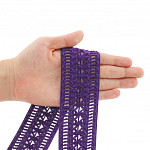 ELÁSTICO PALITO FLOR 5cm ROXO 25m