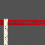 ELÁSTICO PALITO ZIG ZAG 2,5cm CEREJA 25m