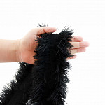 ELÁSTICO PELUCIADO 10cm PRETO 10m 