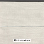 ELÁSTICO PUNHO 24cm CHAMPAGNE 25m