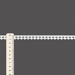 ELÁSTICO RENDA BICO POMPOM 1,2cm SEM BENEFICIAMENTO 30m