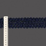 ELÁSTICO RÚSTICO ZIG ZAG 4,8cm CINZA MÉDIO/AZUL 25m