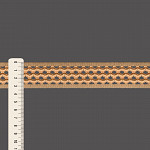 ELÁSTICO SIANINHA 3,3cm LARANJA CLARO 1m