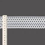 ELÁSTICO SIANINHA BOLINHA 3,3cm SEM BENEFICIAMENTO 1m