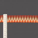 ELÁSTICO SIANINHA LISTRADO 3,8cm TELHA/BEGE/PÊSSEGO/SALMÃO 25m