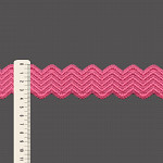 ELÁSTICO SIANINHA ZIGZAG 4cm ROSA 25m