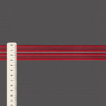 ELÁSTICO SPORT VAZADO 3cm BORDÔ 25m