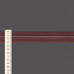 ELÁSTICO SPORT VAZADO 3cm MARROM 25m
