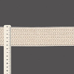 ELÁSTICO TEXTURIZADO BALI 5,3cm CRU 25m