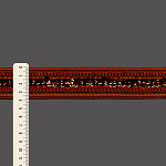 ELÁSTICO TEXTURIZADO PAETÊ 3,8cm MARROM 10m