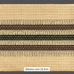 ELÁSTICO TOP JULIE 25,5cm PÊSSEGO/MARROM MÉDIO/VERDE 10m