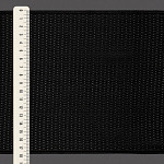 ELÁSTICO VAZADO 17,8cm PRETO 25m