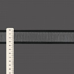 ELÁSTICO VAZADO 3,6cm PRETO 25m