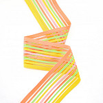 ELÁSTICO VAZADO 4,4cm AMARELO/VERDE PASTEL/PÊSSEGO/ALGODÃO DOCE 25m 