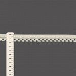 ELÁSTICO VAZADO BICO 1,7m CHAMPAGNE 25m