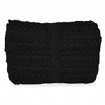 ELÁSTICO VAZADO BICO 2,6cm PRETO 25m