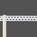 ELÁSTICO ZIG ZAG 3cm BRANCO 25m